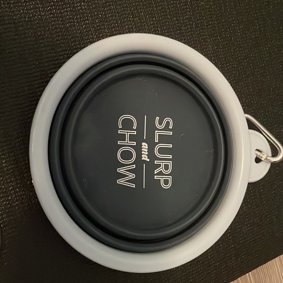 Top Paw Dog Euc Large Dog Bundle Feeder Set Small Collapsible Water